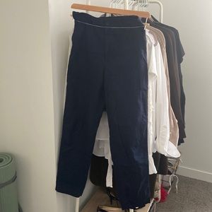 Cotton Linen Blend Trousers
